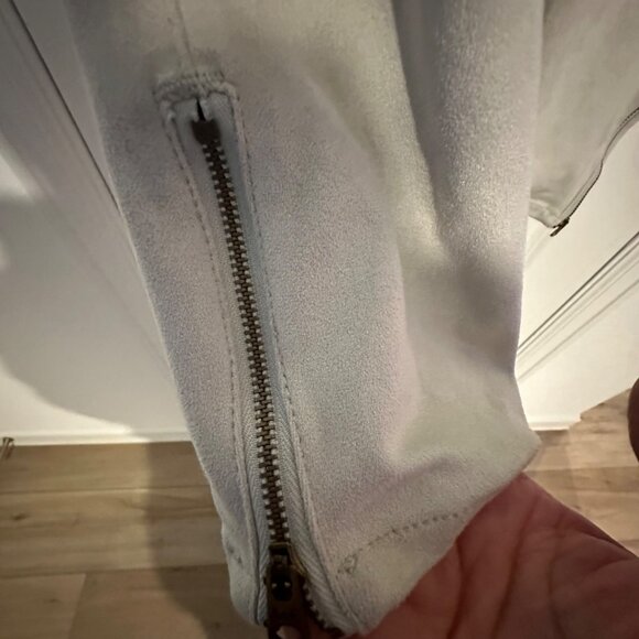 Abercrombie & Fitch Womens Super Skinny Faux Suede Pants Size 10 Beige - Picture 9 of 15